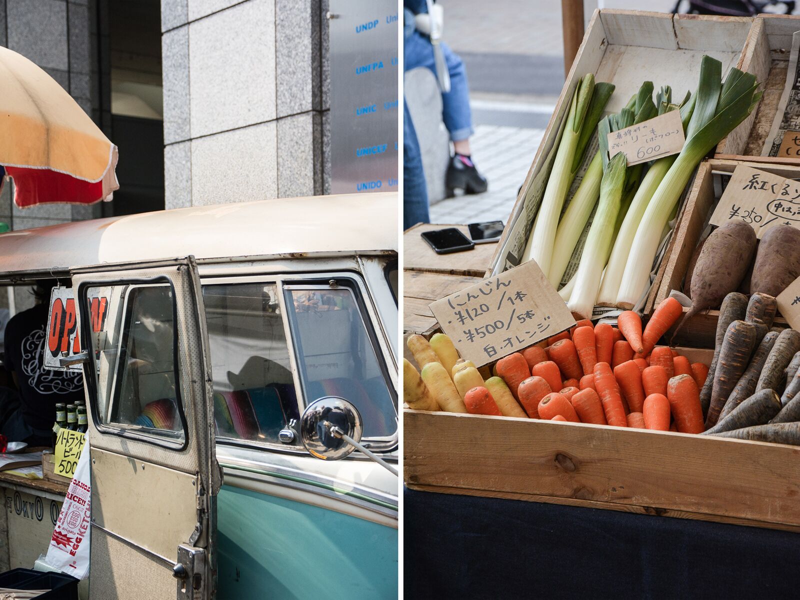 voyage tokyo marché bio aoyama farmer's market