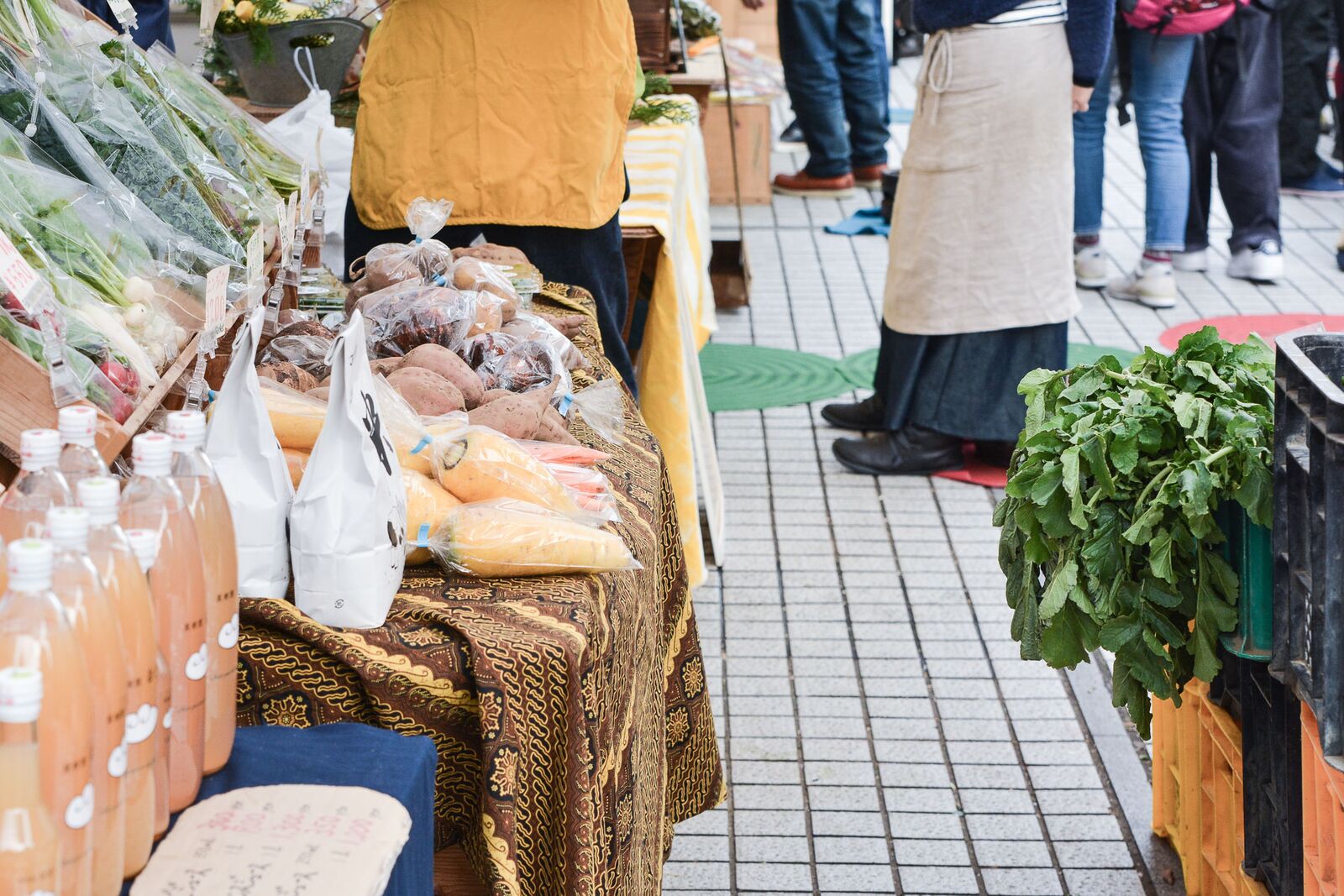 voyage tokyo marché bio aoyama farmer's market