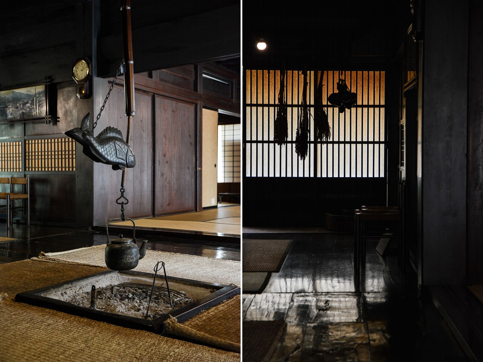 voyage dans le village d'Ogimachi dans les Alpes Japonaises au Japon dans la région de Shirakawa-Go