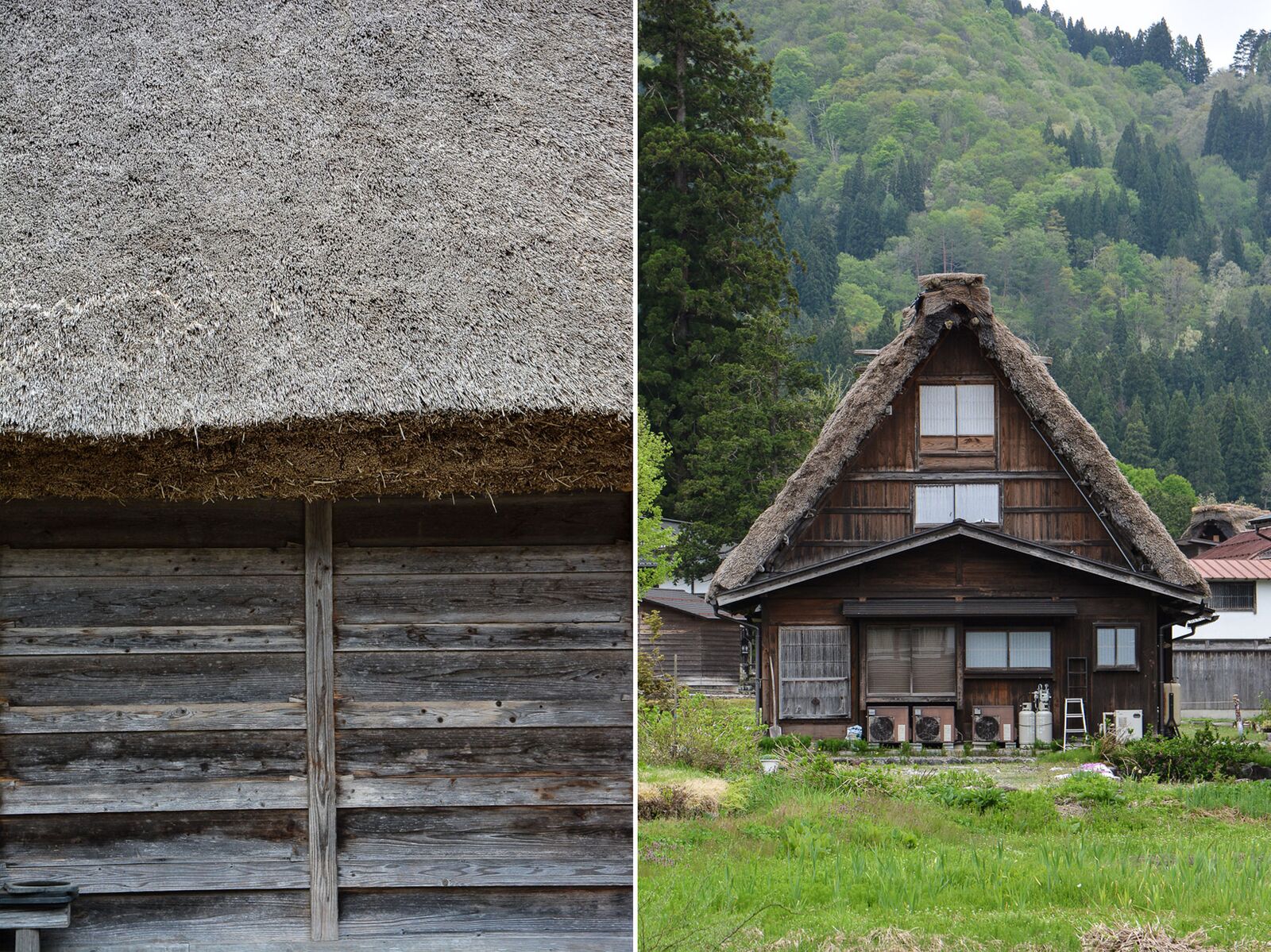 voyage dans le village d'Ogimachi dans les Alpes Japonaises au Japon dans la région de Shirakawa-Go
