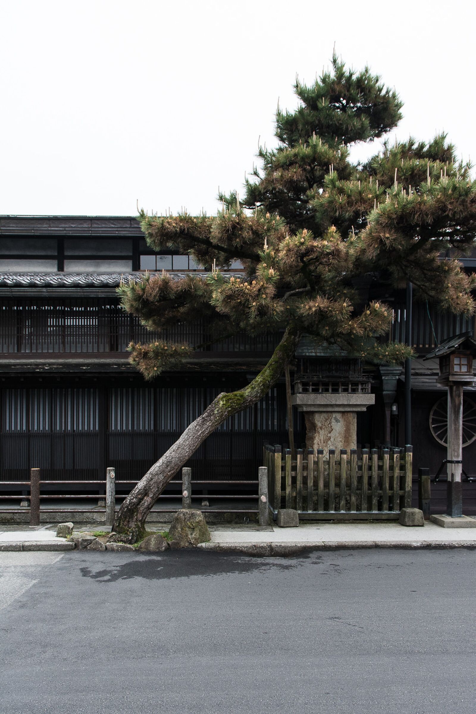 Le quartier Sanmachi-suji à Takayama dans les alpes Japonaises,Japon