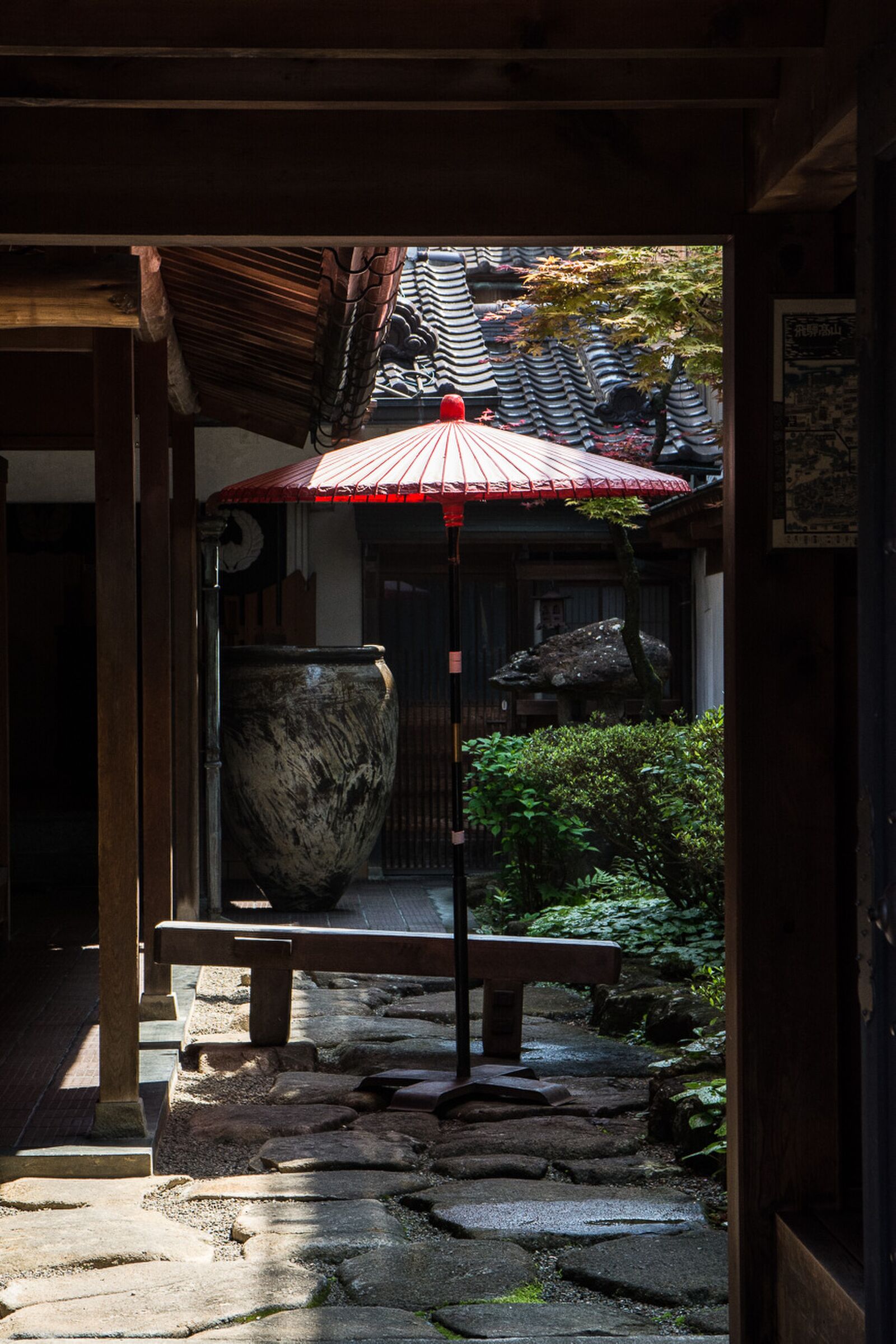 Le quartier Sanmachi-suji à Takayama dans les alpes Japonaises,Japon