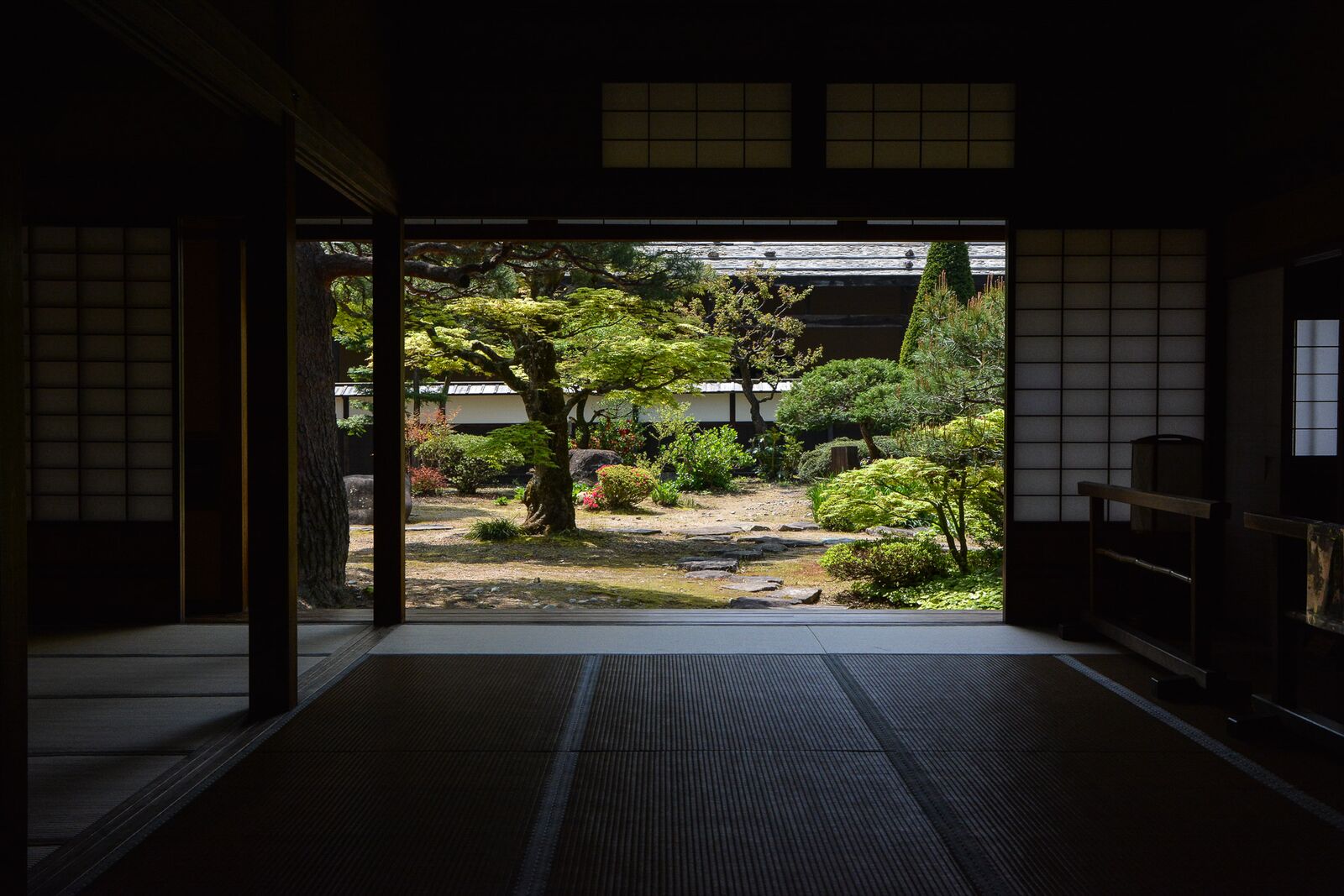 Le Takayama Jinja à Takayama, dans les alpes japonaises, Japon