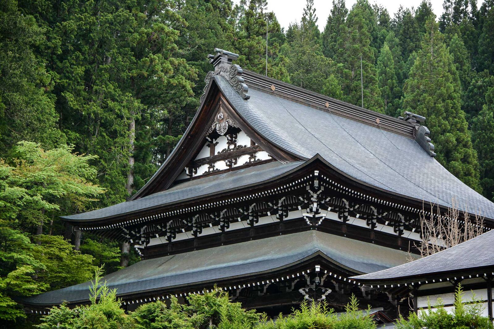 temples de Higashiyama Teramachi à Takayama dans les alpes japonaises, Japon