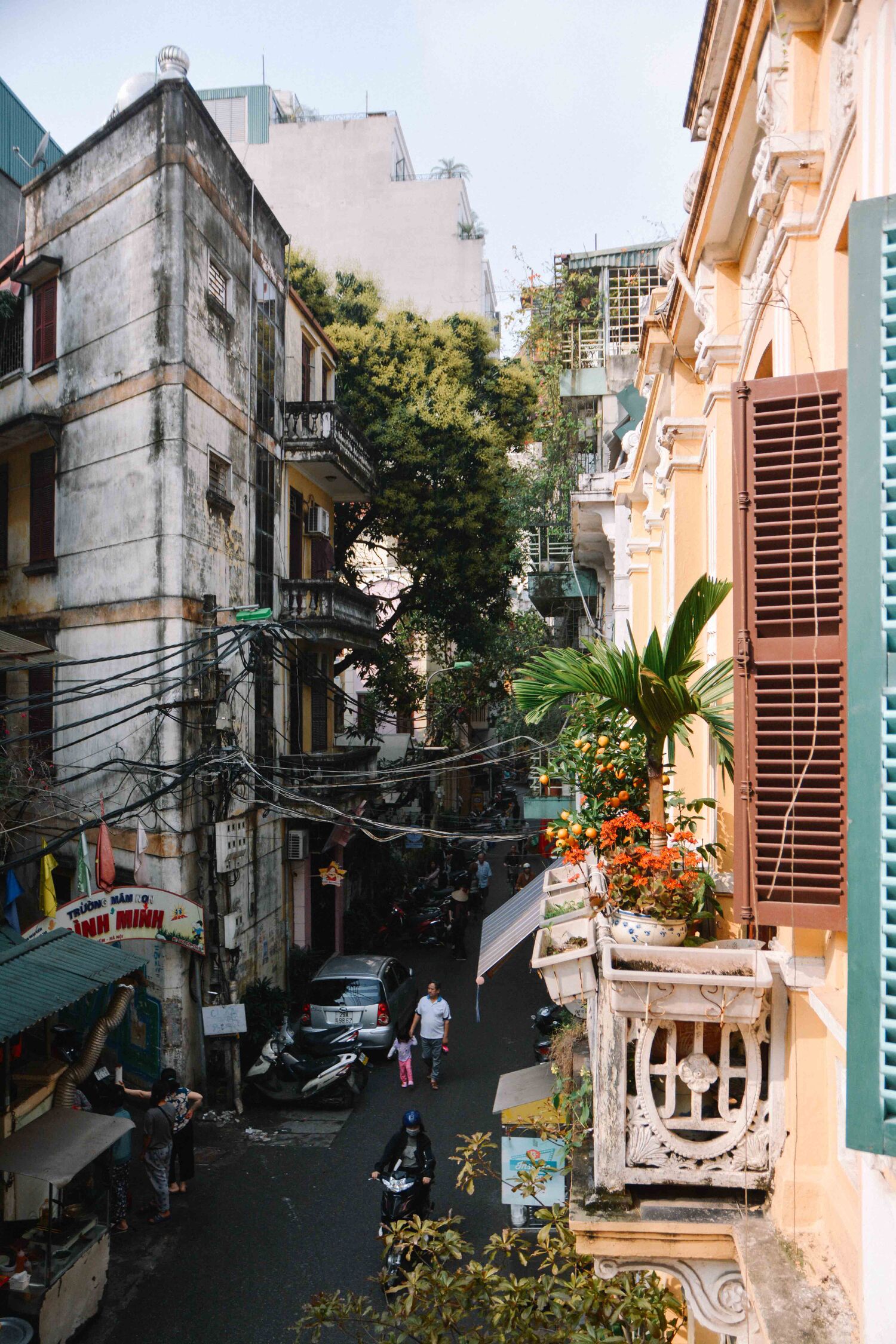 le quartier des 36 corporations à Hanoi, Vietnam
