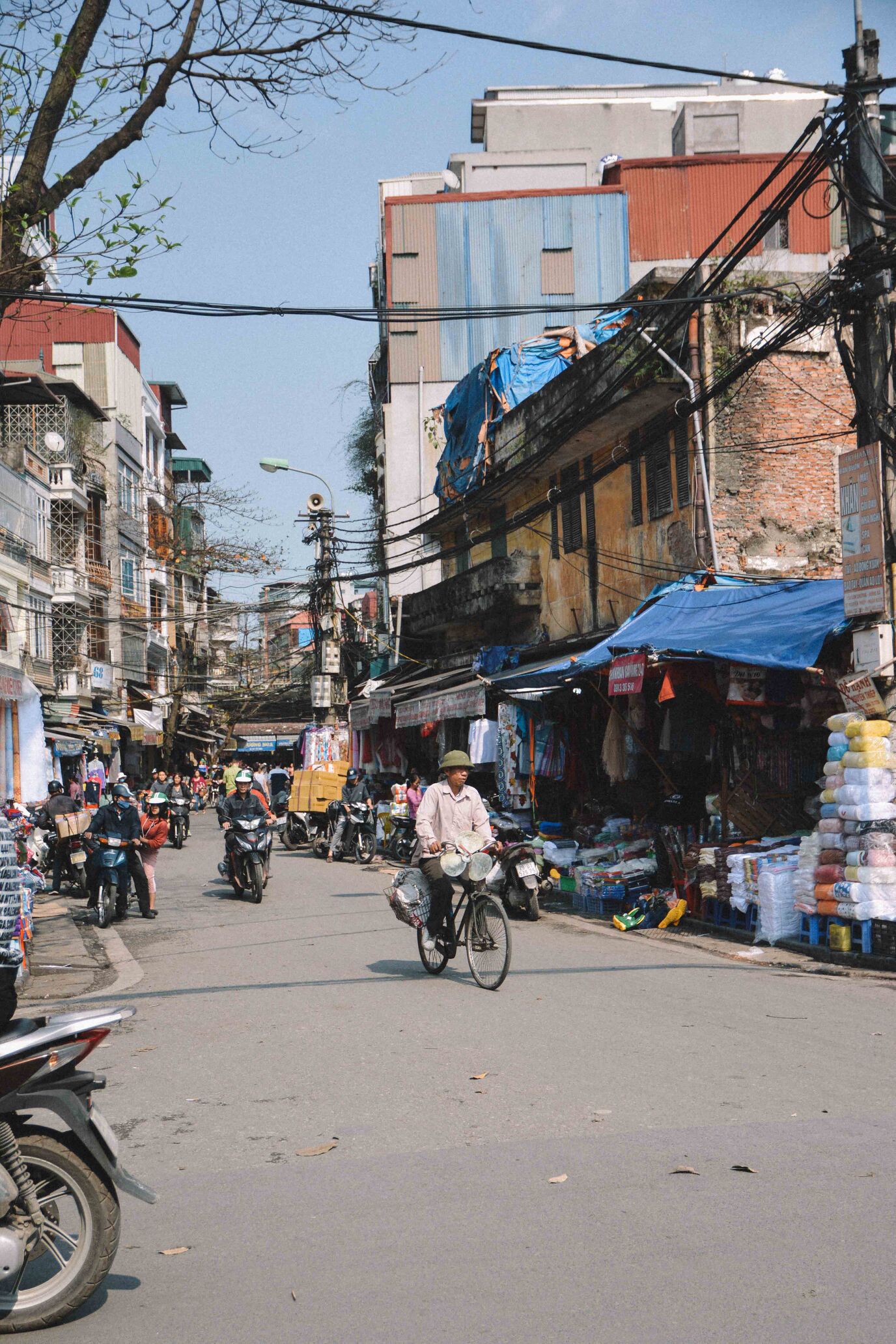 le marché de Hanoi, au Vietnam