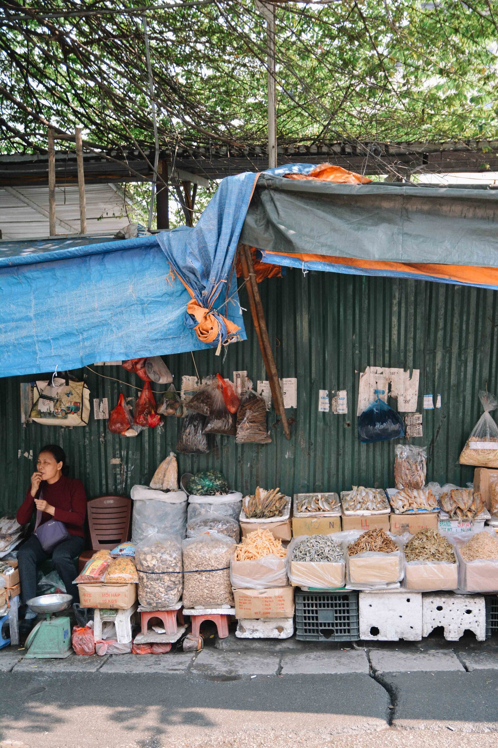 le marché de Hanoi, au Vietnam