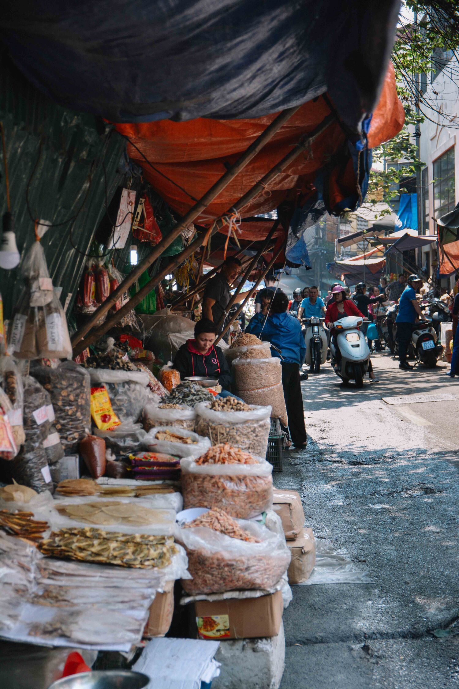 le marché de Hanoi, au Vietnam