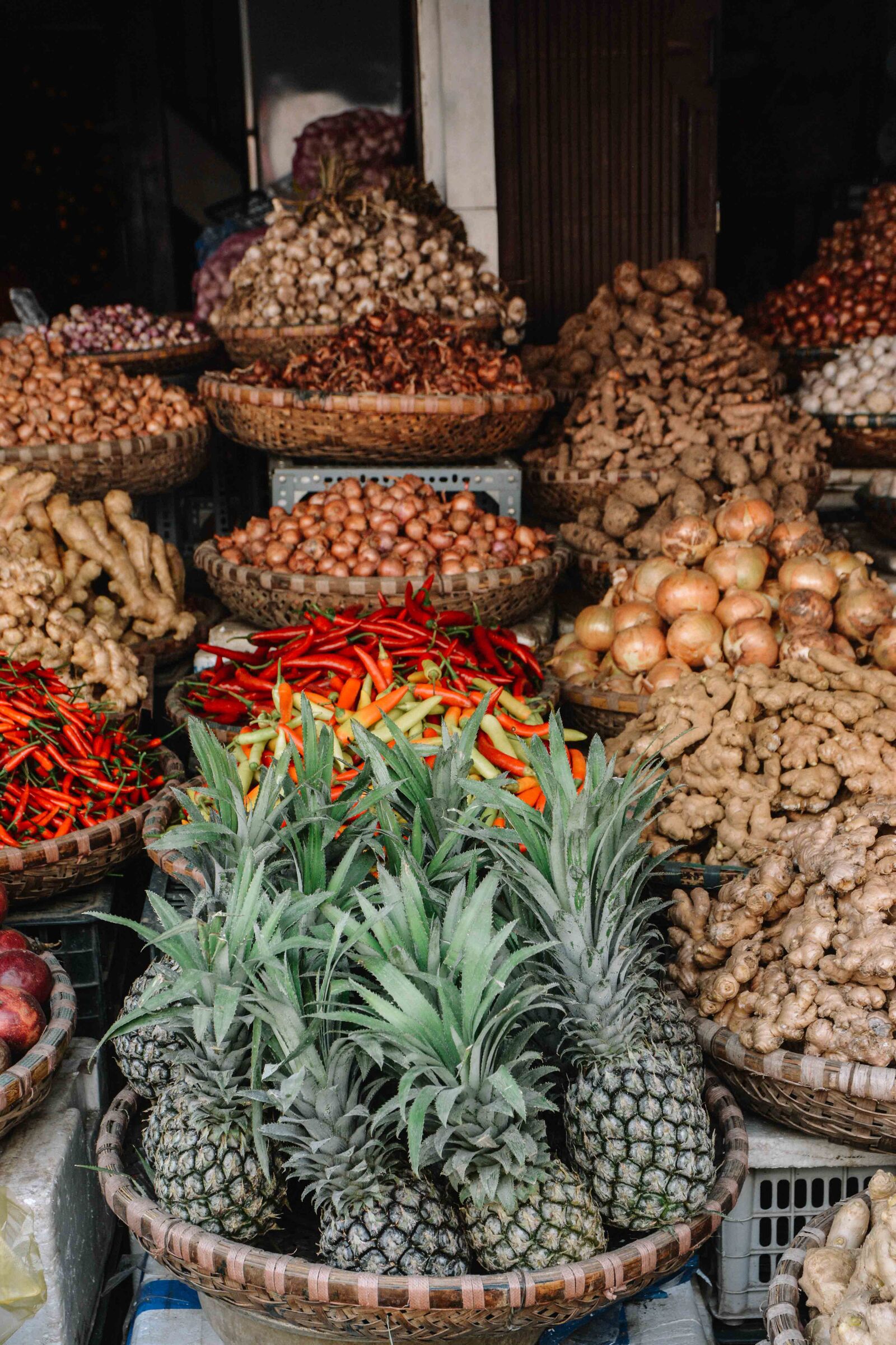 le marché de Hanoi, au Vietnam