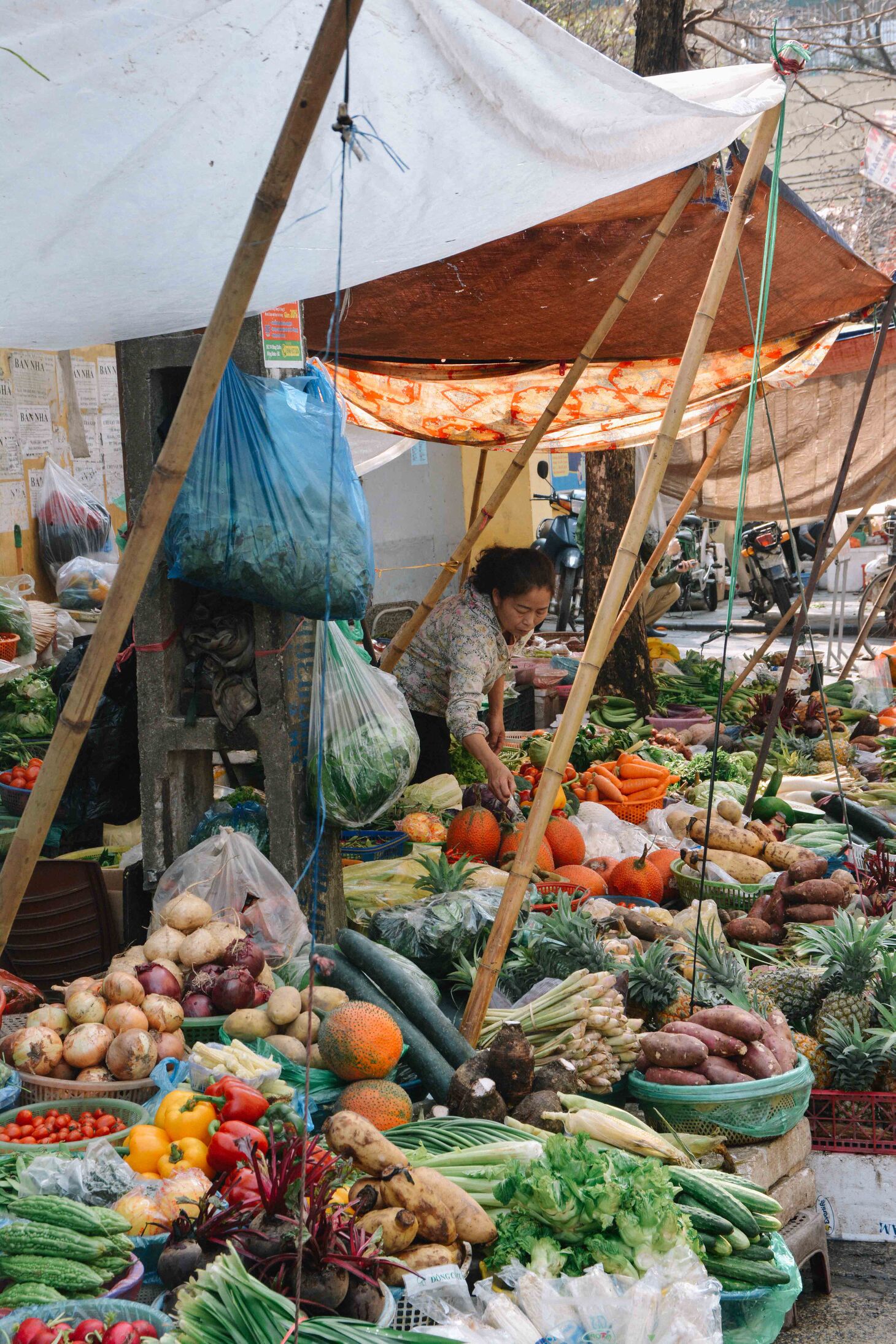 le marché de Hanoi, au Vietnam