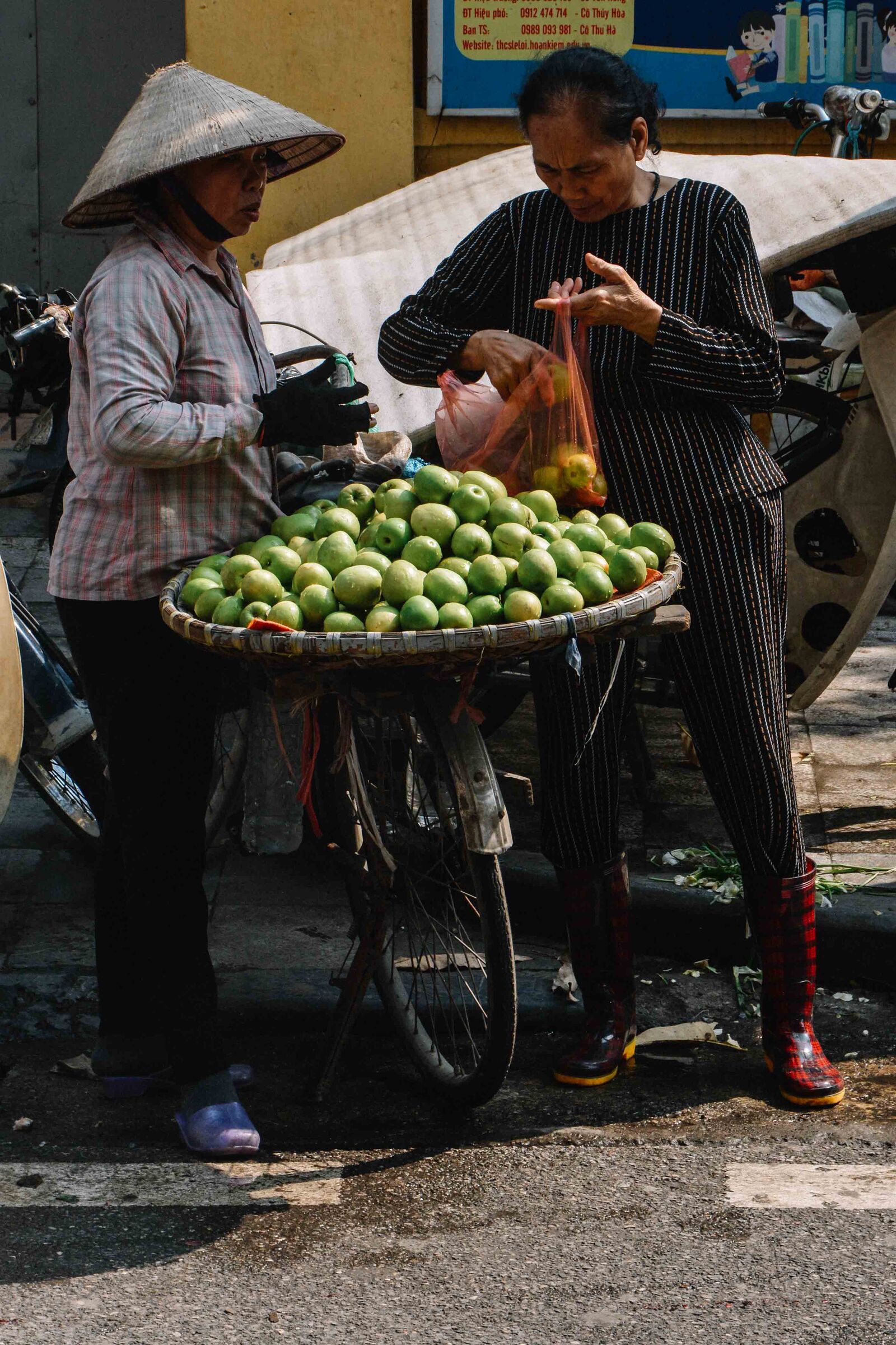 le marché de Hanoi, au Vietnam