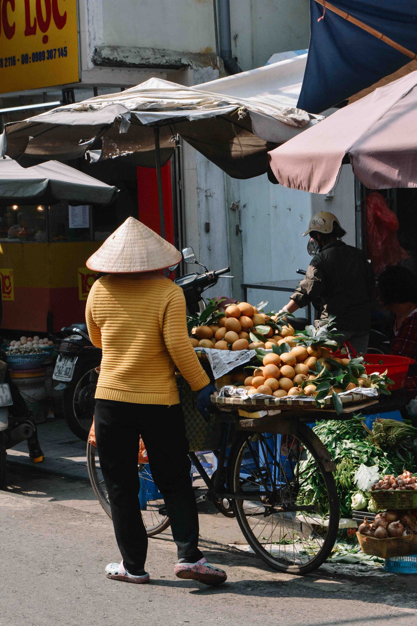 le marché de Hanoi, au Vietnam