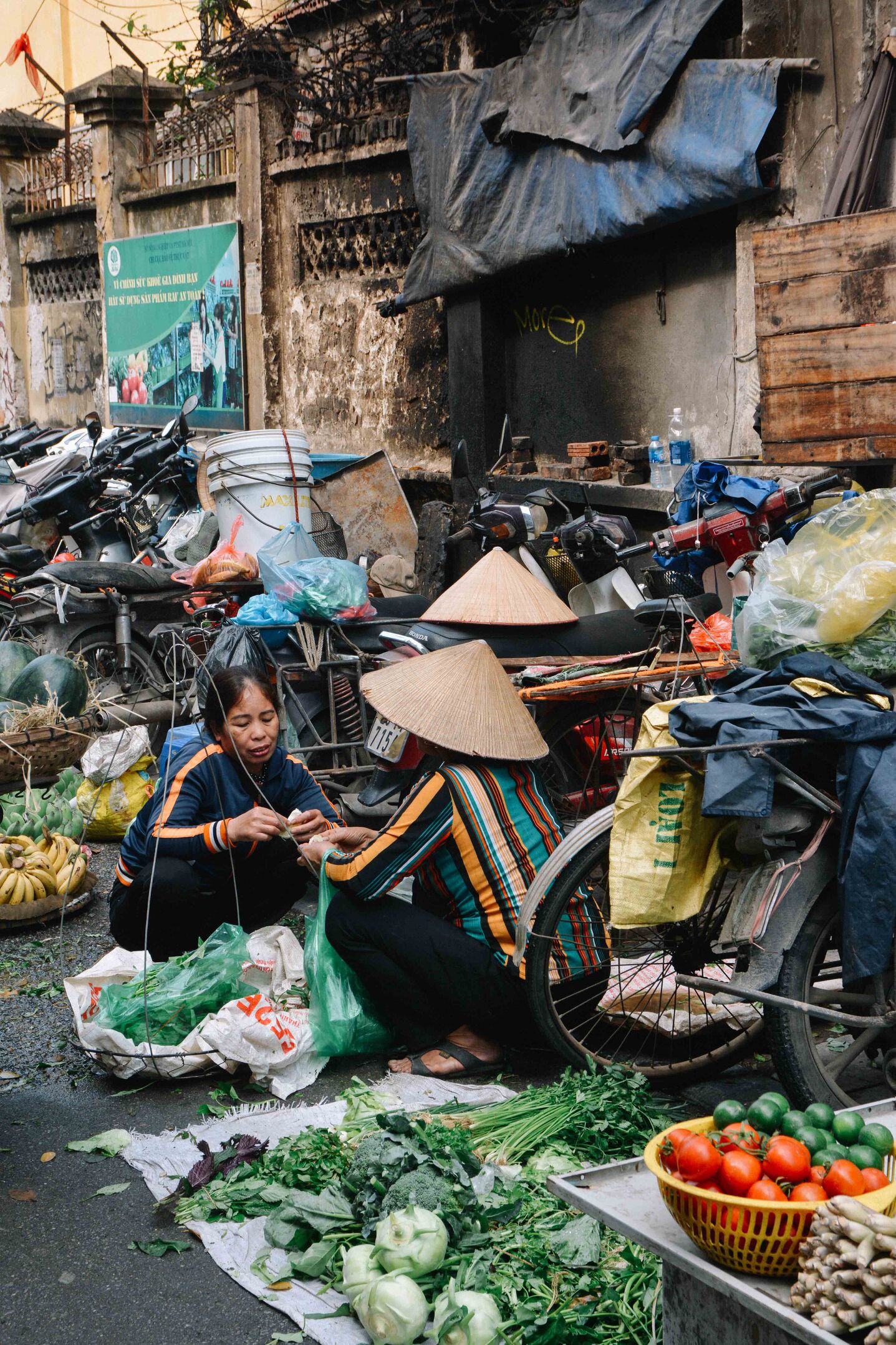 le marché de Hanoi, au Vietnam