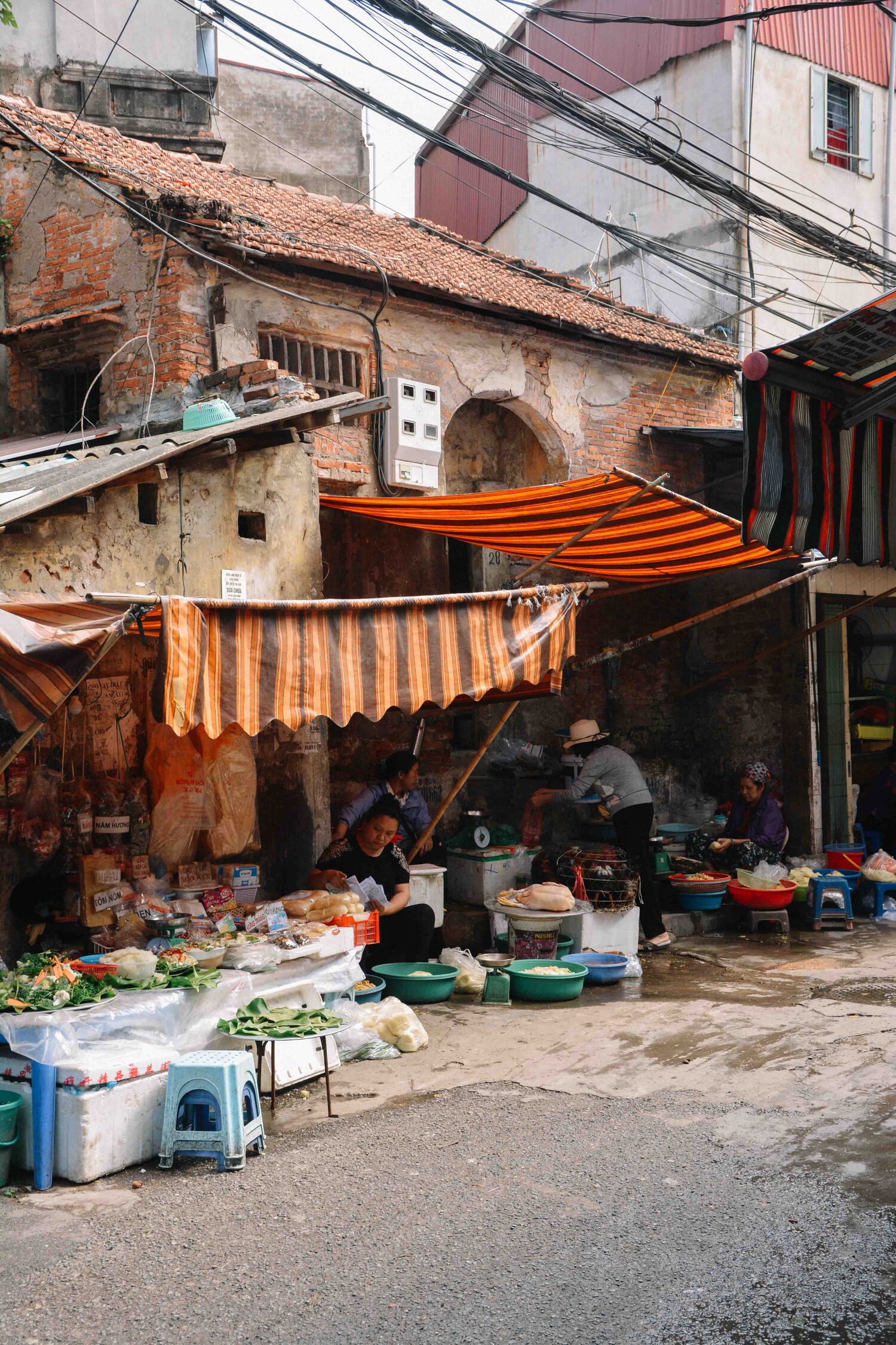 le marché de Hanoi, au Vietnam