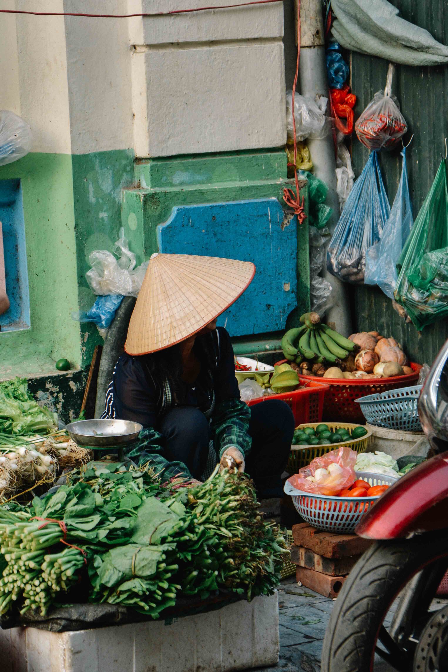 le marché de Hanoi, au Vietnam