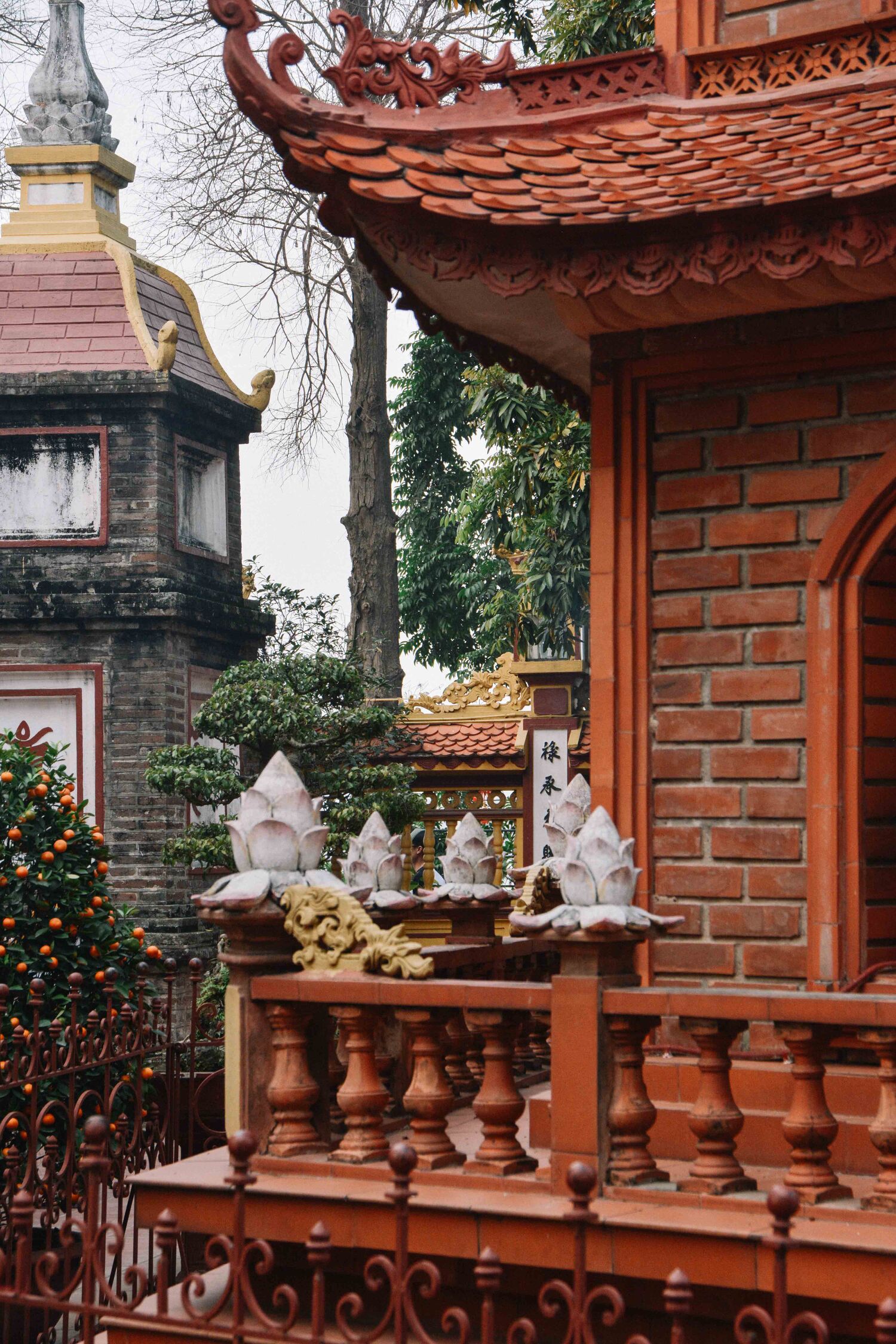 La pagode Tran Quoc à Hanoi au Vietnam