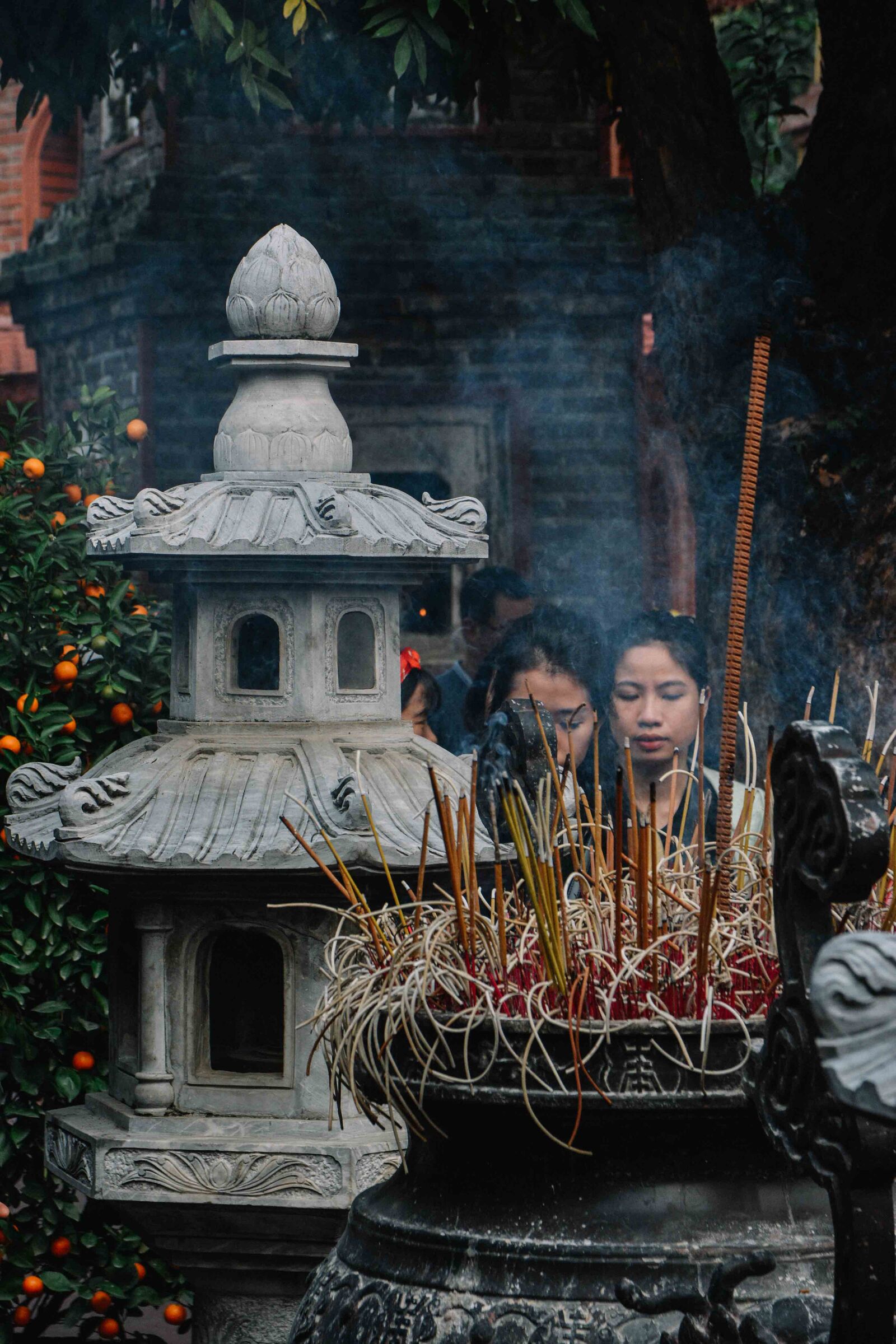 La pagode Tran Quoc à Hanoi au Vietnam
